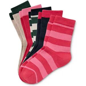 Tchibo - 5 Paar Socken - Dunkelblau/Gestreift -Kinder - Gr.: 27-30 Baumwolle 1x 27-30 unisex