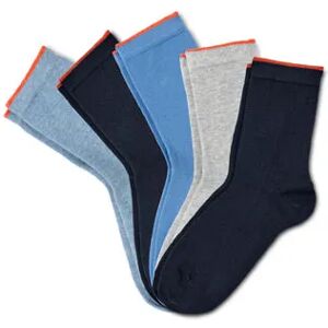 Tchibo - 5 Paar Socken - Dunkelblau/Meliert -Kinder - Gr.: 27-30 Baumwolle 1x 27-30 unisex