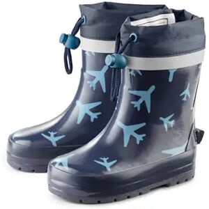 Tchibo - Kinder-Regenstiefel mit Alloverprint - Dunkelblau -Kinder - Gr.: 28/29 Kunststoff  28/29 unisex