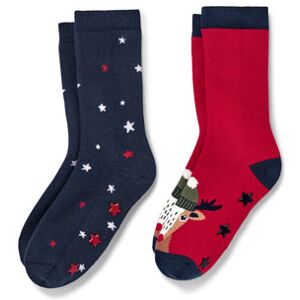 Tchibo - 2 Paar Kleinkind-Antirutsch-Socken - Dunkelblau -Kinder - Gr.: 27-30 Baumwolle 1 27-30 unisex