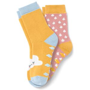 Tchibo - 2 Paar Kleinkind-Antirutsch-Socken - Hellblau -Kinder - Gr.: 31-34 Baumwolle 1x 31-34 unisex