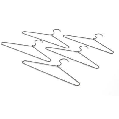 Tchibo - 5 extraschmale Kleiderbügel - schwarz Tchibo - 5 extraschmale Kleiderbügel - schwarz