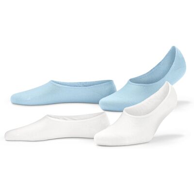 Tchibo - 2 Paar Sneaker-Füsslinge - Damen - Gr. 41-43 - hellblau Tchibo - 2 Paar Sneaker-Füsslinge - Damen - Gr. 41-43 - hellblau