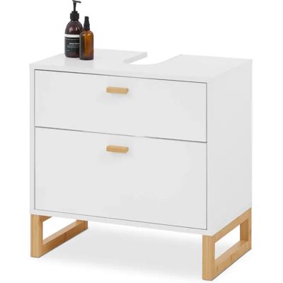 Tchibo - Waschbeckenunterschrank mit 2 Schubladen - 60x37x60cm - weiss - Tchibo - Waschbeckenunterschrank mit 2 Schubladen - 60x37x60cm - weiss -