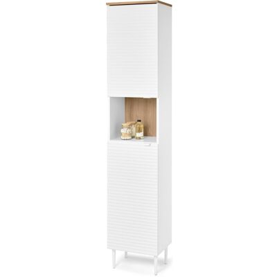 Tchibo - Badhochschrank »Sonari« mit Türen - 38,2x30x187,4cm - braun - Tchibo - Badhochschrank »Sonari« mit Türen - 38,2x30x187,4cm - braun -