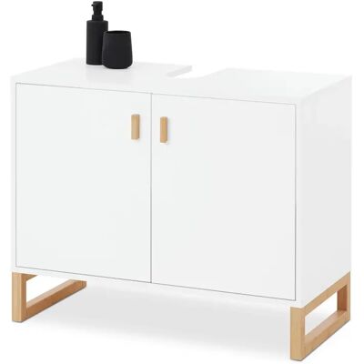 Tchibo - Waschbeckenunterschrank mit 2 Türen - 82,2x40,1x66cm - weiss - Tchibo - Waschbeckenunterschrank mit 2 Türen - 82,2x40,1x66cm - weiss -