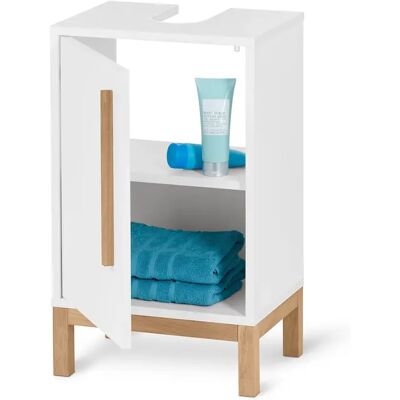 Tchibo Eklund - Brauner Holz-Scandinavischer Waschtischunterschrank Tchibo Eklund - Brauner Holz-Scandinavischer Waschtischunterschrank