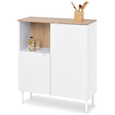 Tchibo - Badkommode »Sonari« mit Türen - 80,2x30,1x92,2cm - braun - Tchibo - Badkommode »Sonari« mit Türen - 80,2x30,1x92,2cm - braun -