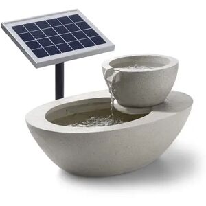 Solar-Gartenbrunnen Tchibo - Silber Polyresin   unisex