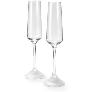 Tchibo 2 LED-Champagnergläser - weiß Tchibo 2 LED-Champagnergläser - weiß