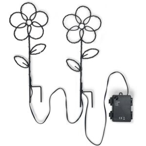 Tchibo - 2 LED-Spiesse »Blume« - schwarz Tchibo - 2 LED-Spiesse »Blume« - schwarz