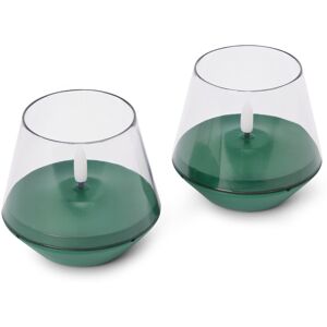 Tchibo - 2 LED-Outdoor-Kerzen - 8x8x7,5cm - grau - Kunststoff Tchibo - 2 LED-Outdoor-Kerzen - 8x8x7,5cm - grau - Kunststoff