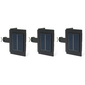 Tchibo - 3 Solar-Dachrinnenleuchten - 12x10x5,5cm - schwarz - Kunststoff Tchibo - 3 Solar-Dachrinnenleuchten - 12x10x5,5cm - schwarz - Kunststoff