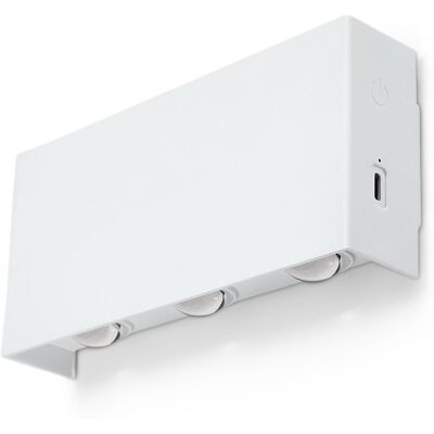 Tchibo - LED-Akku-Wandleuchte - 16x3,6x7,8cm - weiss - Tchibo - LED-Akku-Wandleuchte - 16x3,6x7,8cm - weiss -