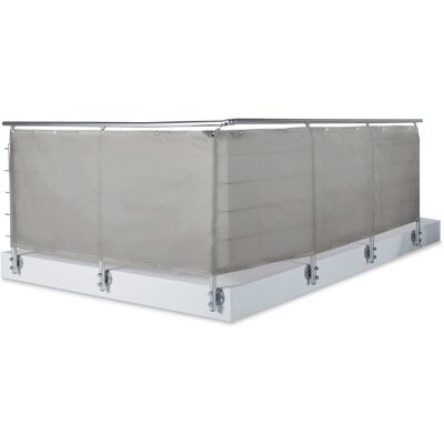 Tchibo - Balkon Sicht- und Windschutz - silber Tchibo - Balkon Sicht- und Windschutz - silber