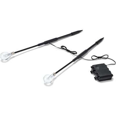 Tchibo - 2 LED-Leuchtstäbe - schwarz Tchibo - 2 LED-Leuchtstäbe - schwarz