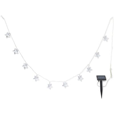 Tchibo - Solar-Lichterkette »Sterne« - 6,7x1,8x6cm - schwarz - Tchibo - Solar-Lichterkette »Sterne« - 6,7x1,8x6cm - schwarz -