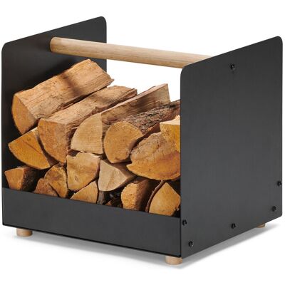 Tchibo - Kaminholzkorb - 40x35x37cm - schwarz - Tchibo - Kaminholzkorb - 40x35x37cm - schwarz -