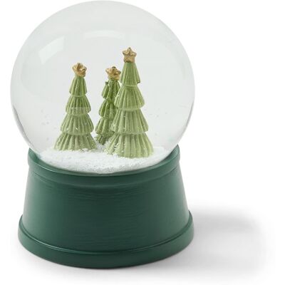 Tchibo - LED-Schneekugel - dunkelgrün Tchibo - LED-Schneekugel - dunkelgrün
