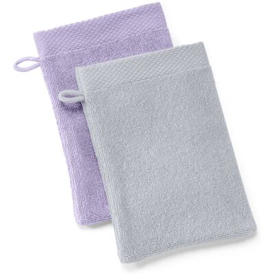 Tchibo - 2 Waschlappen - grau Tchibo - 2 Waschlappen - grau
