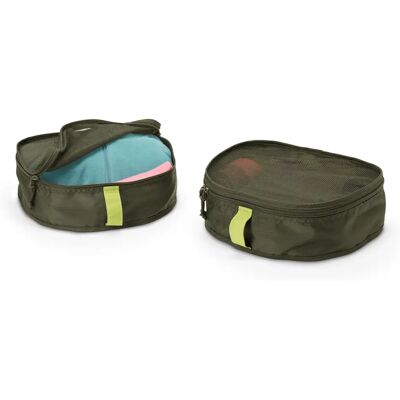 Tchibo - 2 Rucksack-Organizer - grüngelb Tchibo - 2 Rucksack-Organizer - grüngelb