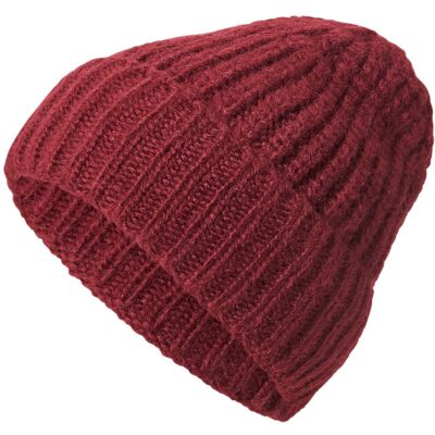 Tchibo - Strickmütze mit Wolle - bordeaux Tchibo - Strickmütze mit Wolle - bordeaux