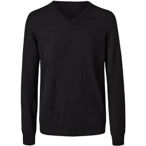 Tchibo - Cashmere-Pullover mit V-Ausschnitt - Anthrazit/Meliert - Gr.: 52 Kaschmir  52 male