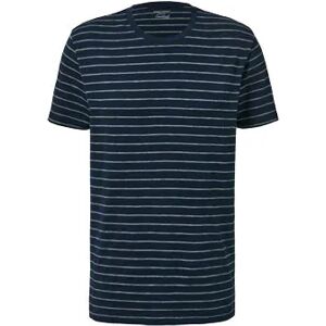 Tchibo - T-Shirt mit Rundhalsausschnitt - Weiss - 100% Baumwolle - Gr.: M Baumwolle Navy M male