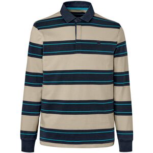 Tchibo - Langarm-Poloshirt - Herren - Gr. S - braun/gestreift Tchibo - Langarm-Poloshirt - Herren - Gr. S - braun/gestreift