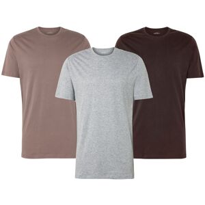 Tchibo - 3 T-Shirts mit Rundhalsausschnitt - Herren - Gr. M - dunkelbraun Tchibo - 3 T-Shirts mit Rundhalsausschnitt - Herren - Gr. M - dunkelbraun