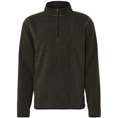 Tchibo - Fleece-Troyer - Herren - Gr. S - anthrazit/gestreift Tchibo - Fleece-Troyer - Herren - Gr. S - anthrazit/gestreift