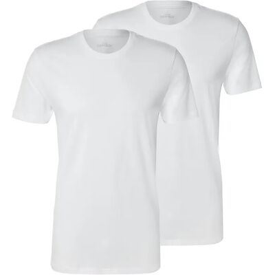 Tchibo - 2 T-Shirts mit Rundhalsausschnitt - Herren - Gr. L - weiss Tchibo - 2 T-Shirts mit Rundhalsausschnitt - Herren - Gr. L - weiss