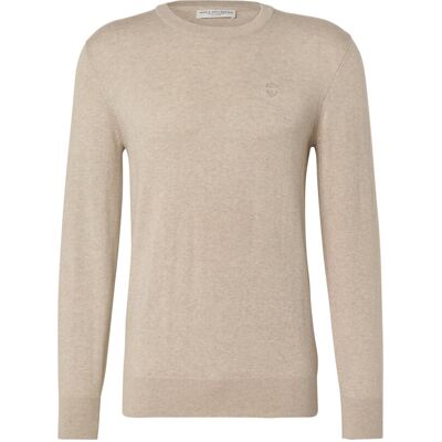 Tchibo - Pullover mit Rundhalsausschnitt - Herren - Gr. 4XL - beige Tchibo - Pullover mit Rundhalsausschnitt - Herren - Gr. 4XL - beige