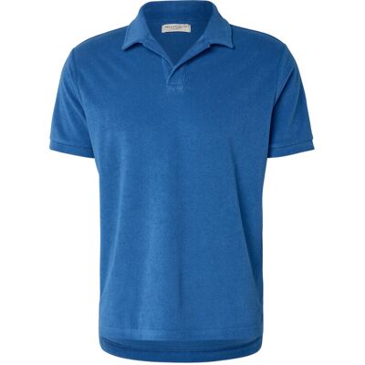 Tchibo - Frottee-Poloshirt - Herren - Gr. L - blau Tchibo - Frottee-Poloshirt - Herren - Gr. L - blau