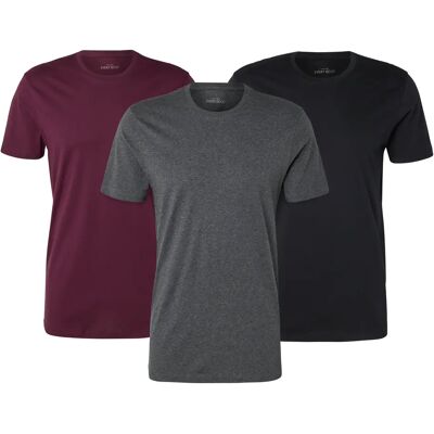 Tchibo - 3 T-Shirts mit Rundhalsausschnitt - Herren - Gr. L - schwarz Tchibo - 3 T-Shirts mit Rundhalsausschnitt - Herren - Gr. L - schwarz