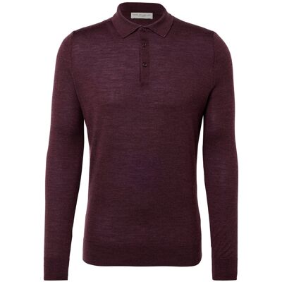 Tchibo - Pullover mit Polokragen - Herren - Gr. L - dunkelrot Tchibo - Pullover mit Polokragen - Herren - Gr. L - dunkelrot
