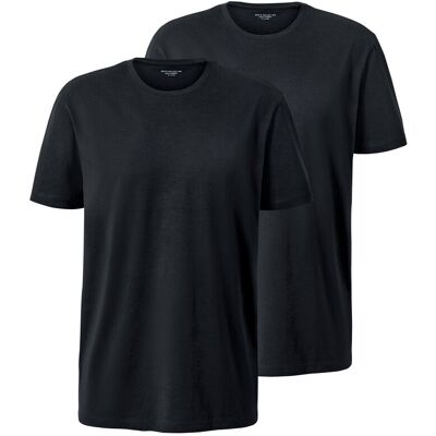 Tchibo - 2 T-Shirts mit Rundhalsausschnitt - Herren - Gr. 4XL - schwarz Tchibo - 2 T-Shirts mit Rundhalsausschnitt - Herren - Gr. 4XL - schwarz