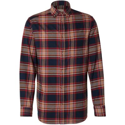 Tchibo - Flanell-Hemd - Herren - Gr. M - weiss/kariert Tchibo - Flanell-Hemd - Herren - Gr. M - weiss/kariert