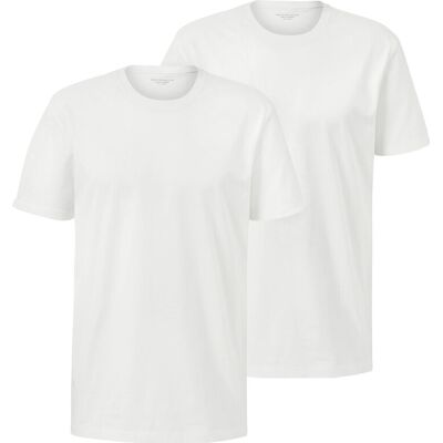 Tchibo - 2 T-Shirts mit Rundhalsausschnitt - Herren - Gr. XL - weiss Tchibo - 2 T-Shirts mit Rundhalsausschnitt - Herren - Gr. XL - weiss