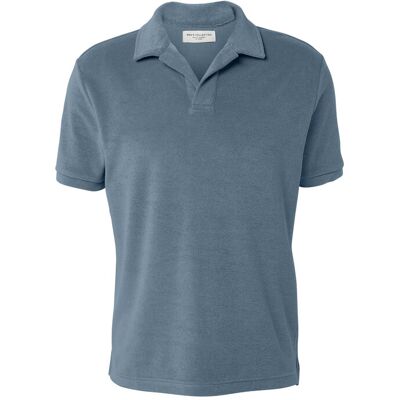 Tchibo - Frottee-Poloshirt - Herren - Gr. L - blaugrau Tchibo - Frottee-Poloshirt - Herren - Gr. L - blaugrau