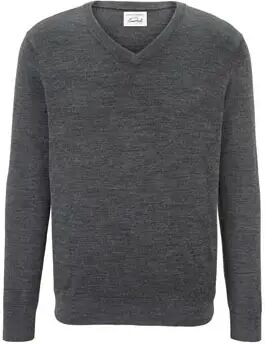 Tchibo - Cashmere-Pullover mit V-Ausschnitt - Grau/Meliert - Gr.: 50 Kaschmir Grau 50