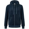 Tchibo - Frottee-Kapuzenjacke - Dunkelblau - Gr.: L Polyester Navy L male