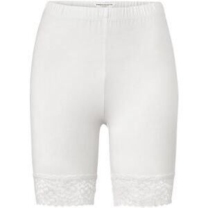 Tchibo - Radlershorts mit Spitzenborte - Weiss - Gr.: L Baumwolle  L 44/46 female