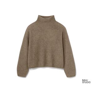 Tchibo - NAH/STUDIO Cashmere-Pullover   ungefärbtes Ziegenhaar - Undyed Brown - 100% Baumwolle - Gr.: L Baumwolle  L 44/46 female