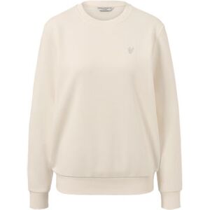 Tchibo - Sweatshirt mit Stickerei - Creme - Gr.: L Polyester  L 44/46 female