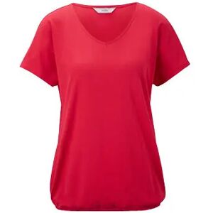 Tchibo - Kurzarmshirt - Rot - Gr.: L Baumwolle Rot L 44/46 female