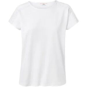 Tchibo - Shirt aus Leinenmix - Weiss - Gr.: S Baumwolle  S 36/38 female