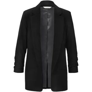 Tchibo - Blazer mit gerafften Ärmeln - Schwarz - Gr.: 46 Polyester  46 female