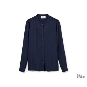 Tchibo - NAH/STUDIO Bluse   Eco-Viskose - Dunkelblau - Gr.: 44 Polyester Navy 44 female