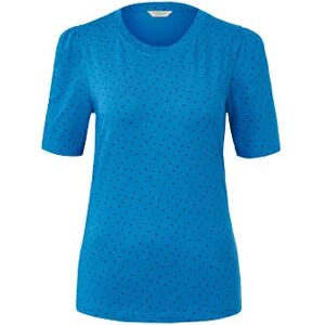 Tchibo - Gepunktetes T-Shirt - Dunkelblau - Gr.: M Baumwolle  M 40/42 female